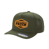 Custom Patch Unbranded 5 Panel Perforated Laser Mesh Hat Waterproof Cap