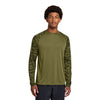 Sport-Tek ST376LS Drift Camo Colorblock Long Sleeve Tee