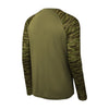 Sport-Tek ST376LS Drift Camo Colorblock Long Sleeve Tee