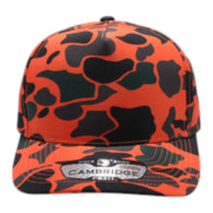 PitBull PB311C 5 Panel Old School Camo Perforated Cap - 