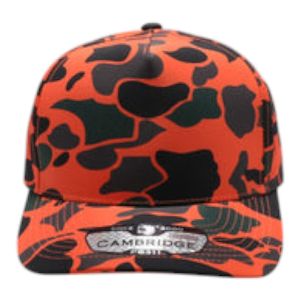 PitBull PB311C 5 Panel Old School Camo Perforated Cap