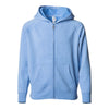 Independent Trading Co PRM10TSBZ Toddler Lightweight Special Blend Raglan Zip Hood