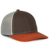 Outdoor Cap PDT20M Mid Crown Structured Mesh Back Hat
