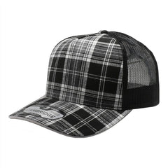 PITBULL PLD11M 5 Panel Plaid Sandwich Meshback - 