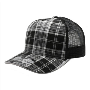 PITBULL PLD11M 5 Panel Plaid Sandwich Meshback - 