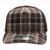 PITBULL PLD11M 5 Panel Plaid Sandwich Meshback