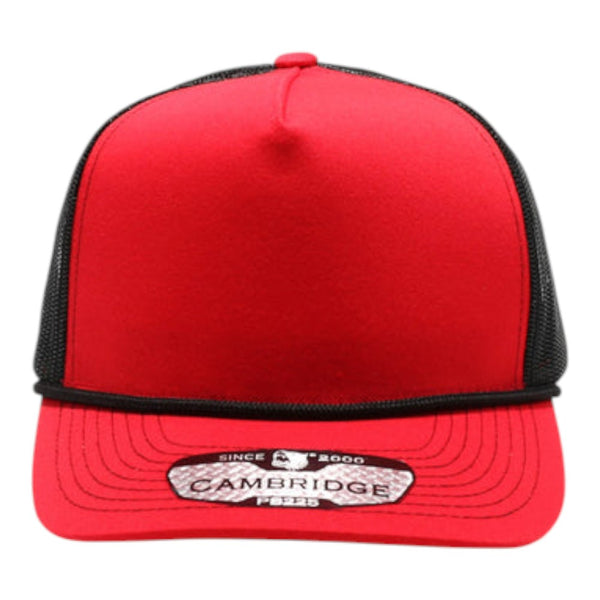 PitBull PB225R 5 Panel Cambridge Mesh Trucker Rope Cap