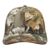 The Game GB515C Camo Twill Snapback Cap with Mid-Pro Shape and Slightly Curved Bill