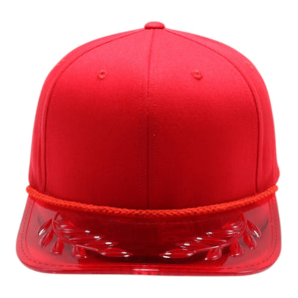 PitBull TRN11 6 Panel Transparent Bay Leaf Snapback Cap