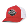 Custom Embroidered Pacific Headwear 105C 5-Panel Trucker Hat Snapback Cap - Flat Embroidery