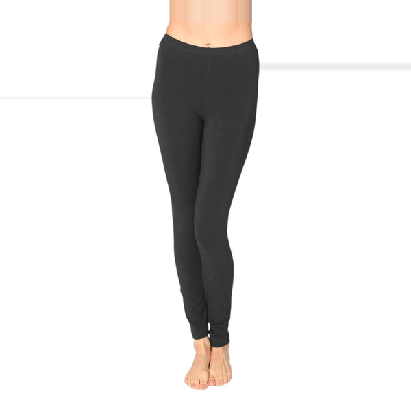 Royal Apparel Women's Cotton Spandex Leggings – Style 1007 Made in USA