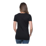 Royal Apparel Women’s 50/50 Blend V-Neck T-Shirt – Style 17030W Made in USA