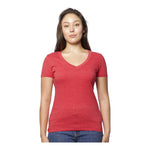 Royal Apparel Women’s 50/50 Blend V-Neck T-Shirt – Style 17030W Made in USA