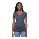 Royal Apparel Women’s 50/50 Blend V-Neck T-Shirt – Style 17030W Made in USA