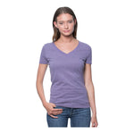 Royal Apparel Women’s 50/50 Blend V-Neck T-Shirt – Style 17030W Made in USA