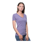 Royal Apparel Women’s 50/50 Blend V-Neck T-Shirt – Style 17030W Made in USA