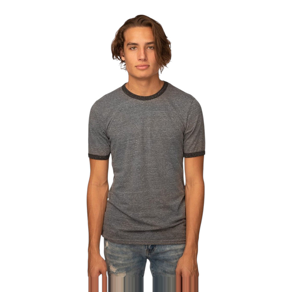 Enlarged view of Royal Apparel Unisex Triblend Ringer T-Shirt – Style 20052 Made in USA