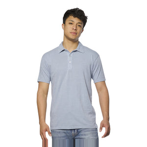 Royal Apparel 20057PD Unisex Triblend Pigment-Dyed Polo Made in USA - 