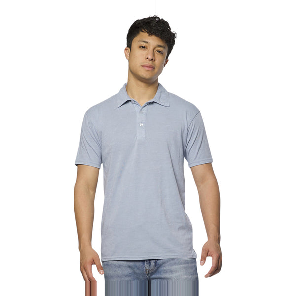 Royal Apparel 20057PD Unisex Triblend Pigment-Dyed Polo Made in USA