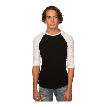 Royal Apparel Unisex Triblend Raglan Baseball T-Shirt – Style 20060 Made in USA