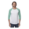 Royal Apparel Unisex Triblend Raglan Baseball T-Shirt – Style 20060 Made in USA