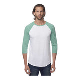 Royal Apparel Unisex Triblend Raglan Baseball T-Shirt – Style 20060 Made in USA