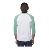Royal Apparel Unisex Triblend Raglan Baseball T-Shirt – Style 20060 Made in USA