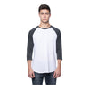 Royal Apparel Unisex Triblend Raglan Baseball T-Shirt – Style 20060 Made in USA
