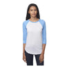 Royal Apparel Unisex Triblend Raglan Baseball T-Shirt – Style 20060 Made in USA
