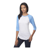 Royal Apparel Unisex Triblend Raglan Baseball T-Shirt – Style 20060 Made in USA