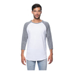 Royal Apparel Unisex Triblend Raglan Baseball T-Shirt – Style 20060 Made in USA