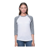 Royal Apparel Unisex Triblend Raglan Baseball T-Shirt – Style 20060 Made in USA
