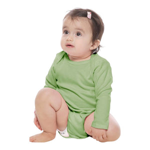 Royal Apparel Infant Organic Long Sleeve One-Piece – Style 2037ORG Made in USA - 