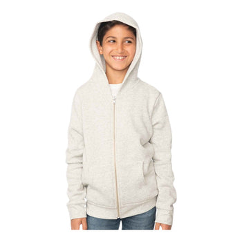 Royal Apparel Youth Triblend Fleece Zip Hoodie – Style 25020 Made in USA
