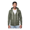 Royal Apparel Unisex Triblend Fleece Zip Hoodie – Style 25050 Made in USA