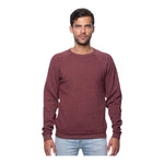 Royal Apparel Unisex Triblend Fleece Raglan Crewneck Sweatshirt – Style 25059 Made in USA