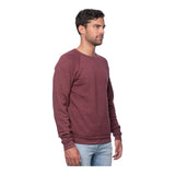 Royal Apparel Unisex Triblend Fleece Raglan Crewneck Sweatshirt – Style 25059 Made in USA