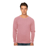 Royal Apparel Unisex Triblend Fleece Raglan Crewneck Sweatshirt – Style 25059 Made in USA