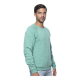 Royal Apparel Unisex Triblend Fleece Raglan Crewneck Sweatshirt – Style 25059 Made in USA