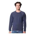 Royal Apparel Unisex Triblend Fleece Raglan Crewneck Sweatshirt – Style 25059 Made in USA