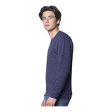 Royal Apparel Unisex Triblend Fleece Raglan Crewneck Sweatshirt – Style 25059 Made in USA