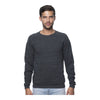Royal Apparel Unisex Triblend Fleece Raglan Crewneck Sweatshirt – Style 25059 Made in USA