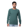 Royal Apparel Unisex Triblend Fleece Raglan Crewneck Sweatshirt – Style 25059 Made in USA