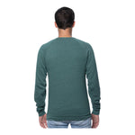 Royal Apparel Unisex Triblend Fleece Raglan Crewneck Sweatshirt – Style 25059 Made in USA
