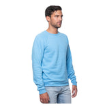 Royal Apparel Unisex Triblend Fleece Raglan Crewneck Sweatshirt – Style 25059 Made in USA