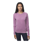 Royal Apparel Unisex Triblend Fleece Raglan Crewneck Sweatshirt – Style 25059 Made in USA