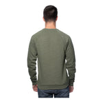 Royal Apparel Unisex Triblend Fleece Raglan Crewneck Sweatshirt – Style 25059 Made in USA