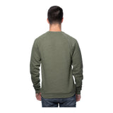 Royal Apparel Unisex Triblend Fleece Raglan Crewneck Sweatshirt – Style 25059 Made in USA