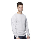Royal Apparel Unisex Triblend Fleece Raglan Crewneck Sweatshirt – Style 25059 Made in USA