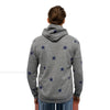 Royal Apparel Unisex Triblend Pullover Hoodie with Star Print – Style 25555VST Made in USA